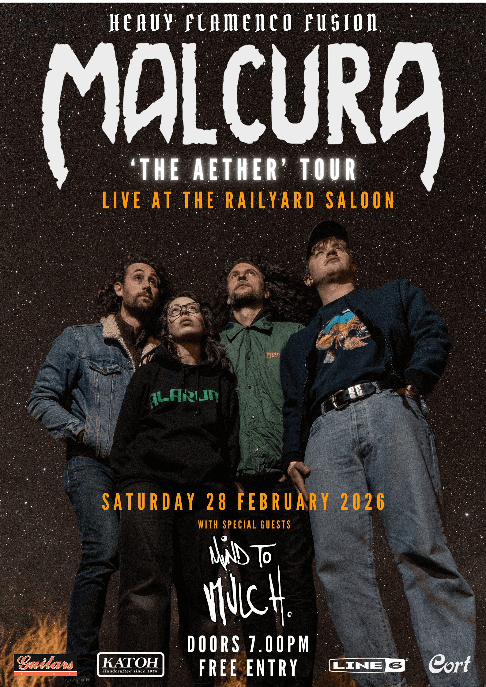 Malcura perform with Mind To Mulch at The Railyard